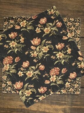 Vintage 5th Avenue For Covington Material Place Mats Reversible